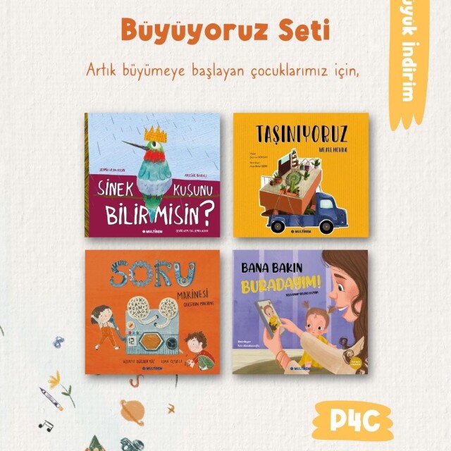 BÜYÜYORUZ SETİ - 4 KİTAP - 1