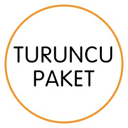 GÖKYÜZÜ BAHÇESİ TURUNCU ÖĞRENCİ SETİ - Multibem