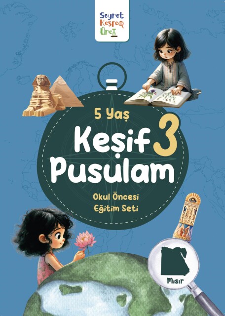 KEŞİF PUSULAM SET - 5 YAŞ İÇİN OKUL DESTEK SETİ - 4